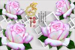 3d唯美玫瑰电视背景墙