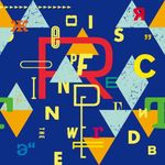 字母数字几何抽象背景设计
