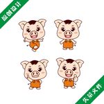 卡通小猪
