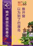 房地产示范单位指示牌