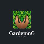 绿色园艺农场茶园logo标志
