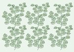 叶子花纹 矢量图 雕刻图案