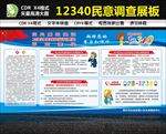 12340民意调查展板