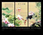 国画荷花