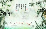 竹报平安九鱼图