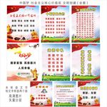 中国梦 核心价值 文明创建全套