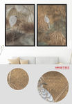 中式工笔花鸟无框画沙发装饰画