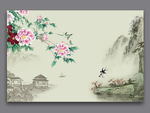梅花背景画
