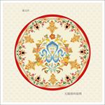中国传统古彩纹样底纹