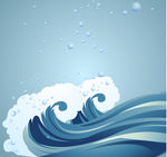 海浪波浪素材