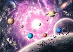 高清星空外太空吊顶背景墙壁画