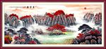 鸿运当头国画