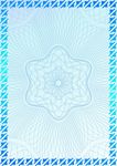 蓝颜知己 防伪证书纹