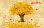 富贵金玉满堂大理石创意背景底纹