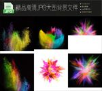 6款水溅彩画彩墨印花图案