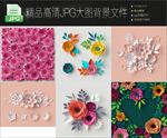 6款时尚抽象肌理光影印花图案