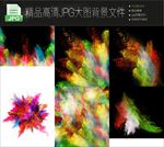 6款时尚抽象肌理光影印花图案