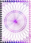 紫玫 花样证书纹