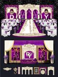 主题婚礼设计 紫色欧式宫殿