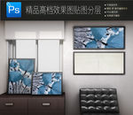 高清实用公司展板样机图片