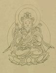 手绘佛像 佛教图案