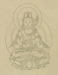 手绘佛像 佛教图案