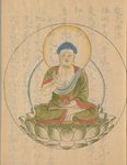 手绘佛像 佛教图案