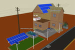 太阳能发电系统 路灯 水泵