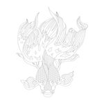 日本着色线稿