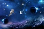 梦幻星空宇宙背景墙