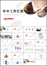 年中工作汇报PPT