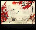 国画梅花