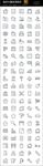128种通用矢量图表icons