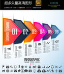 矢量通用信息图表图标icons