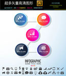 矢量通用信息图表图标icons