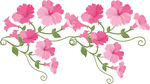 精美牵牛花矢量素材