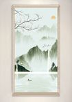 新中式山水唯美仙境装饰画