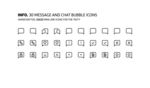 微信消息对话框图标icons
