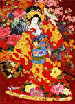 浮世绘仕女
