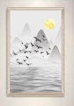 简约现代中式山水装饰画