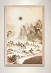 新中式水墨大河山水装饰画