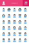 客服服务头像小人图标icons