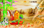 中式背景墙