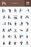 客服服务头像小人图标icons