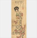 貂蝉 唐伯虎古画
