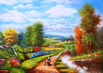 油画