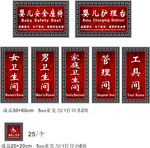 中国风门牌
