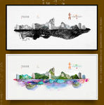 乐清 水墨画 写意 优秀作品