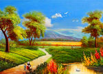 油画风景