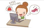 t恤图案 图文结合 人物 女孩
